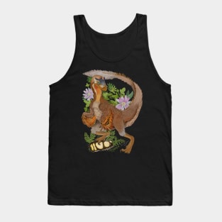 Jungle Raptor Dinosaur Art Tank Top